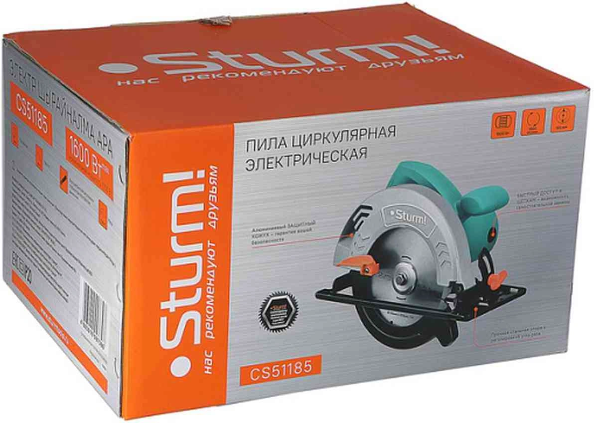 Циркулярная пила Sturm! CS51185