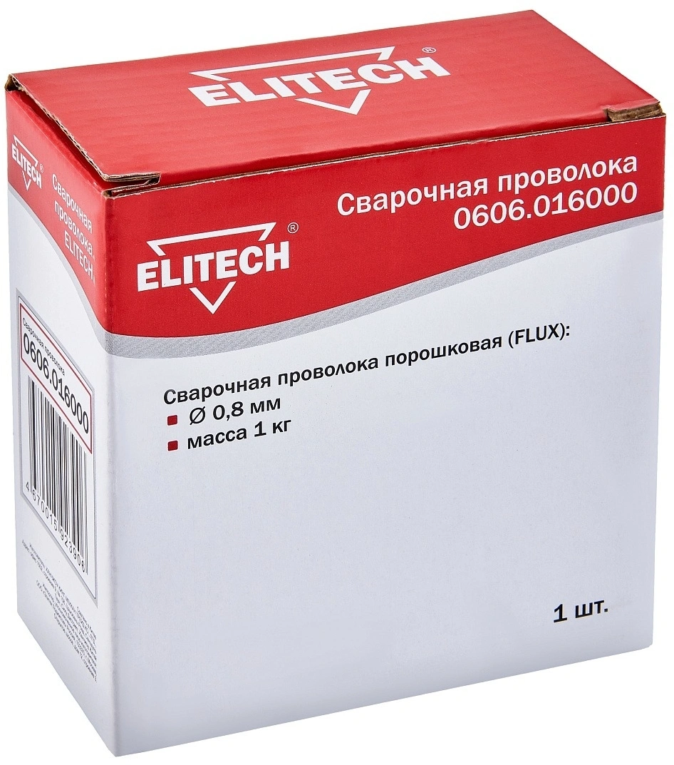 Проволока сварочная Elitech 0606.016000 D0.8мм