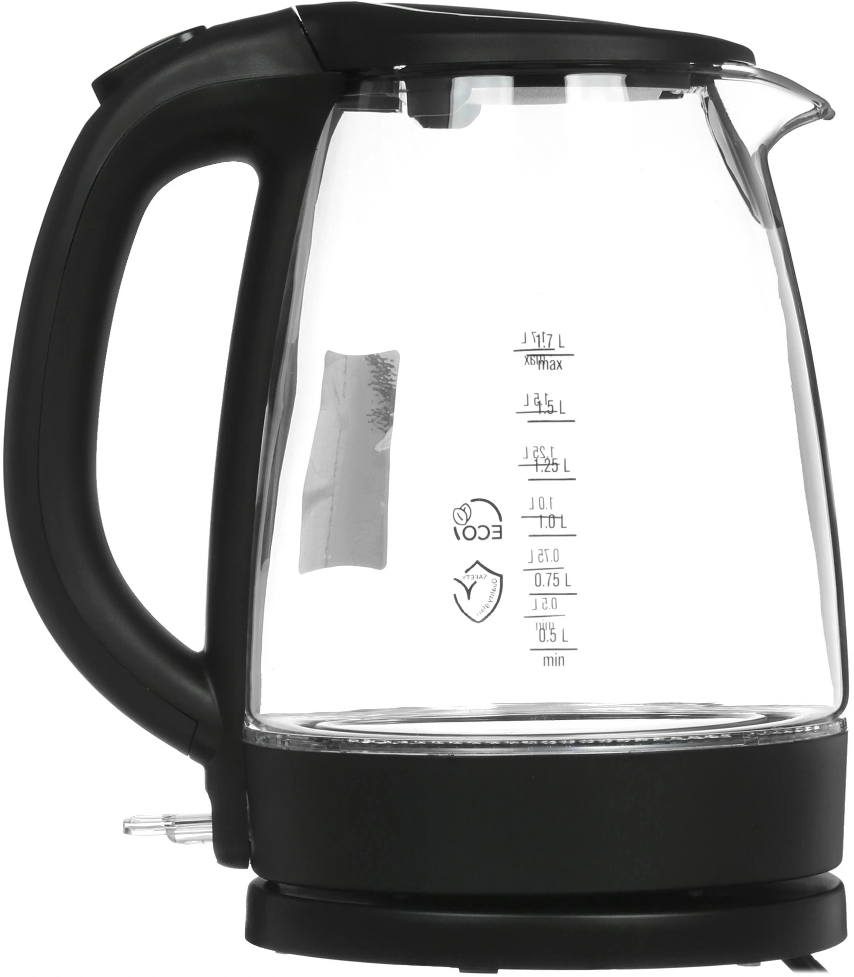 Чайник электрический Midea MK-8015 черный, стекло