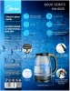 Чайник электрический Midea MK-8015 черный, стекло