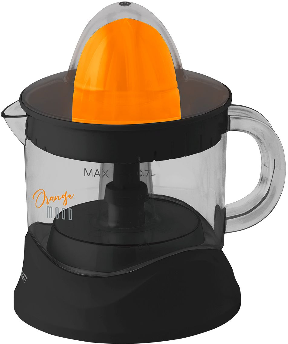 Соковыжималка цитрусовая Scarlett EasyClean SC-JE50C09 черный/оранжевый