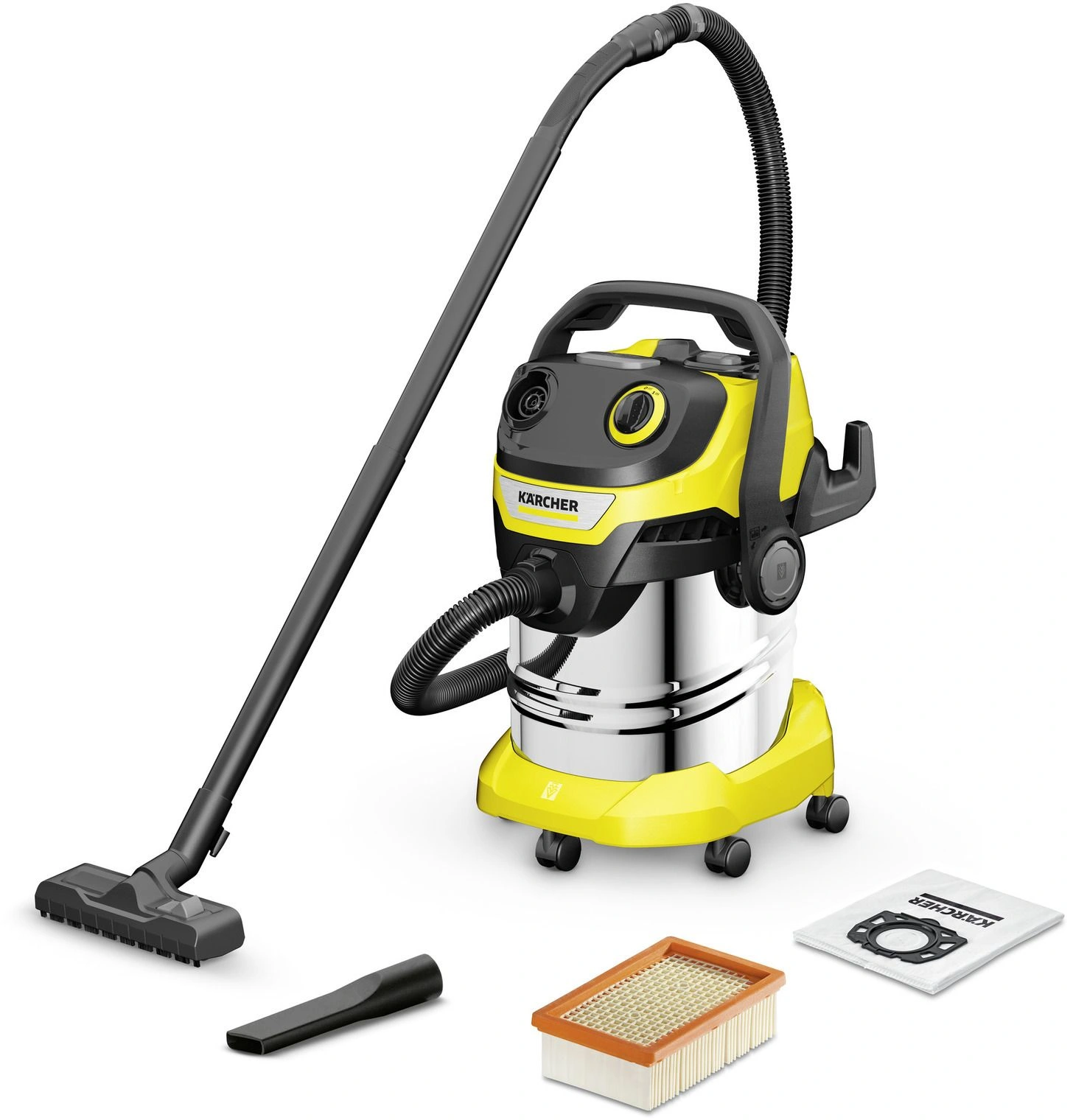 Строительный пылесос Karcher WD 5 S V-25/5/22 желтый (1.628-350.0)