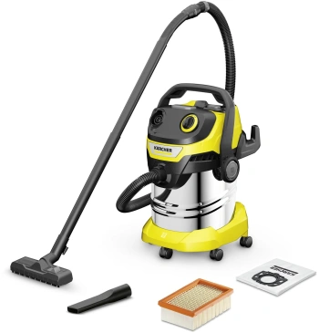 Строительный пылесос Karcher WD 5 S V-25/5/22 желтый (1.628-350.0)