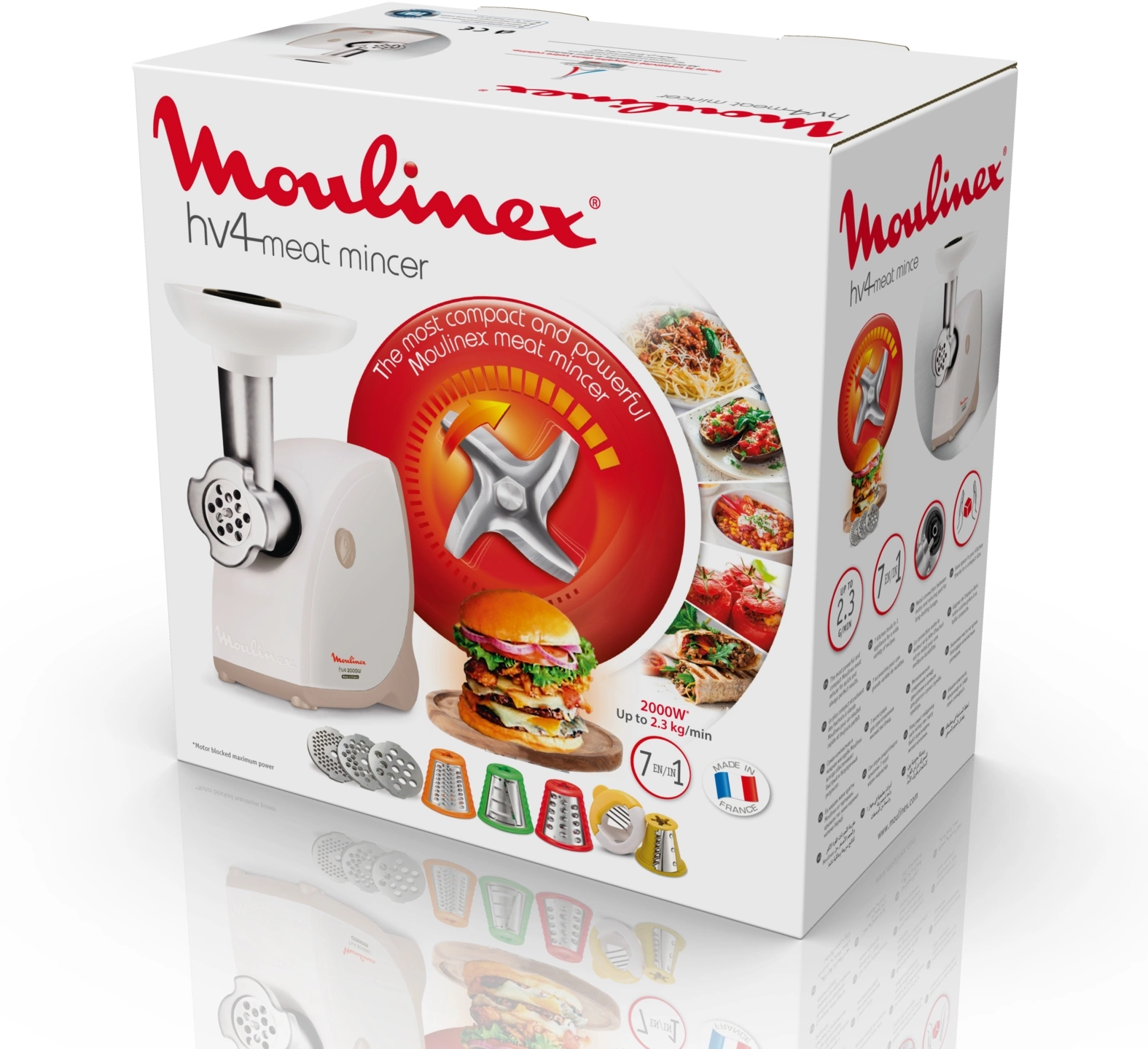 Мясорубка Moulinex ME476132 белый/бежевый (1510002154)
