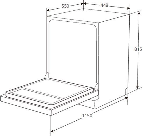 Посудомоечная машина Kuppersberg GSM 4572 (6110)