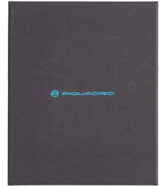 Обложка для документов Piquadro Blue Square синий, кожа натуральная (pp5246b2r/blu2)