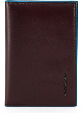 Обложка для паспорта Piquadro Blue Square коричневый, кожа натуральная (pp5255b2/mo)
