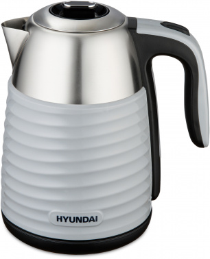 Чайник электрический Hyundai HYK-S4804 серый/черный, металл