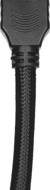 Кабель Cactus CS-HDMI.2-1.5 HDMI (m)/HDMI (m), ver 2.0, позолоченные контакты, 1.5м. черный