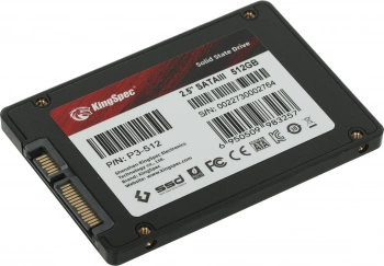 Твердотельный накопитель Kingspec 512ГБ, 2.5", SATA-III, SATA P3-512