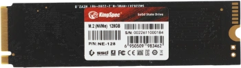 Твердотельный накопитель Kingspec 128ГБ, M.2 2280, PCIe 3.0 x4, M.2 NE-128