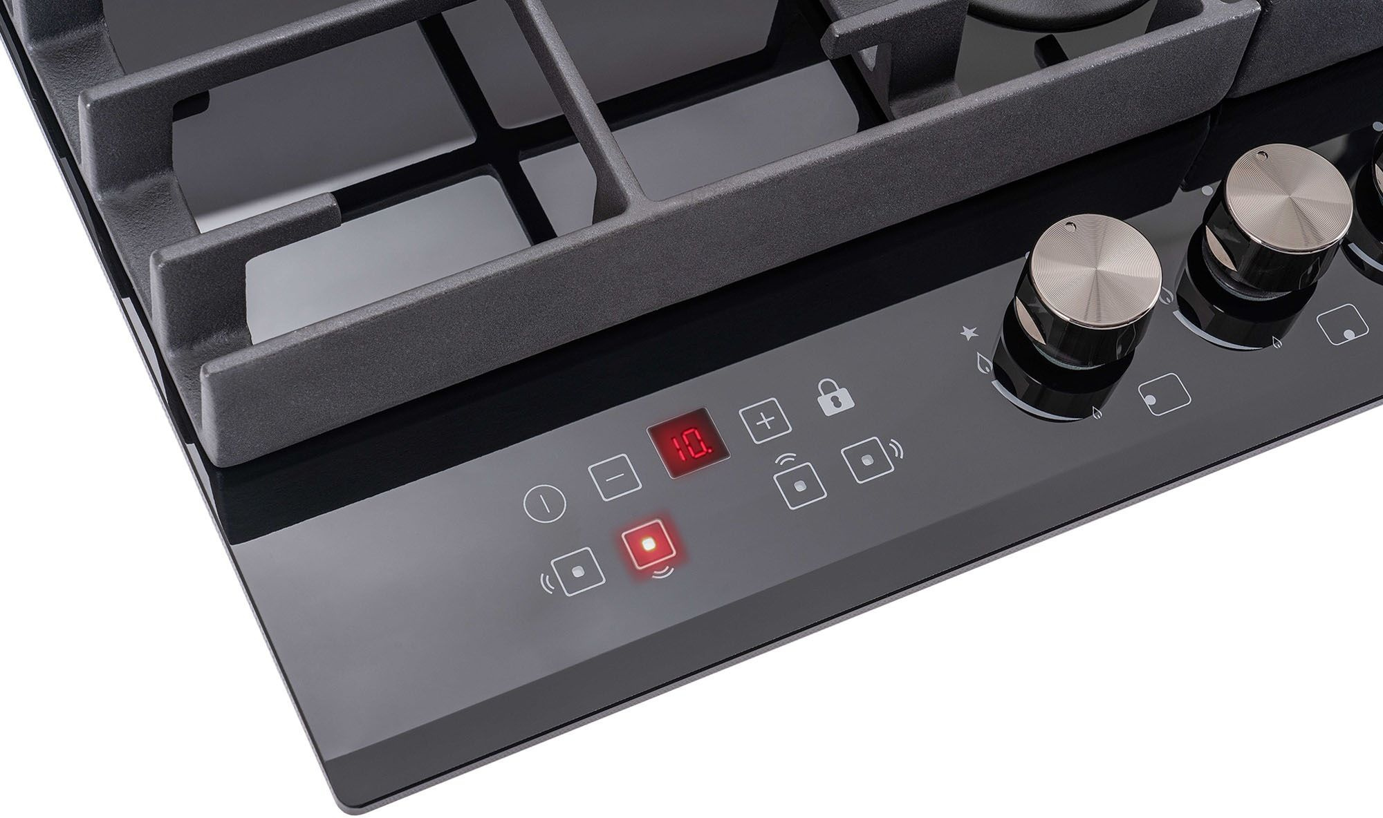Газовая варочная поверхность Hiberg VM 6145 B черный