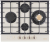 Газовая варочная поверхность Hiberg VM 6145 RY бежевый