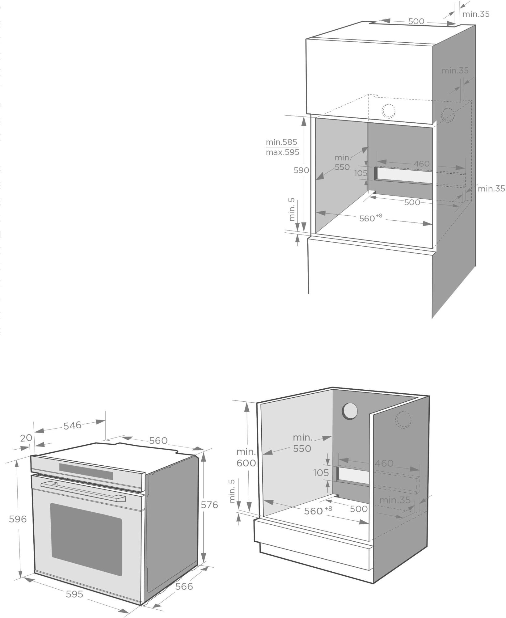 Духовой шкаф Weissgauff EOM 751 PDW белый (429108)
