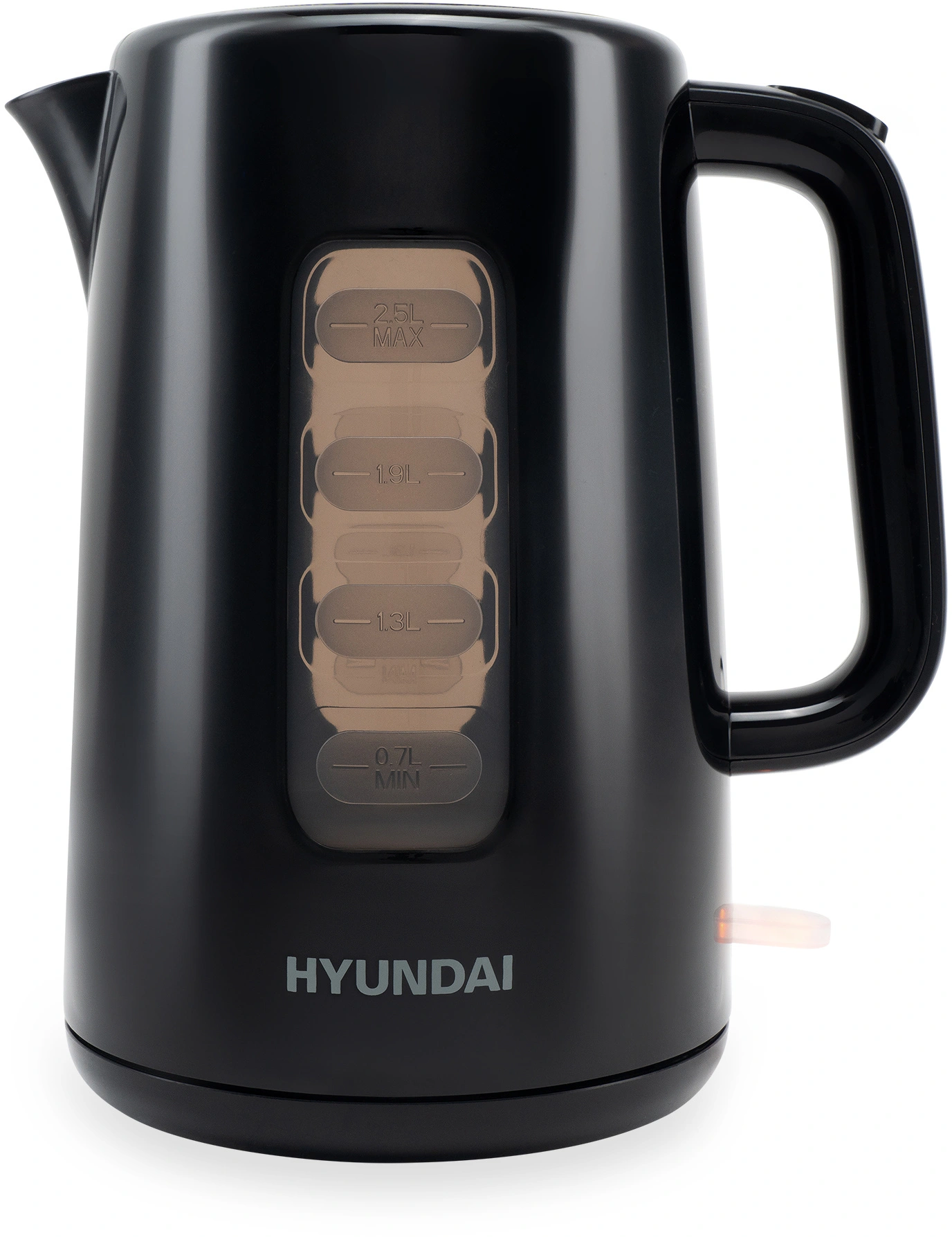 Чайник электрический Hyundai HYK-P2501 черный, пластик