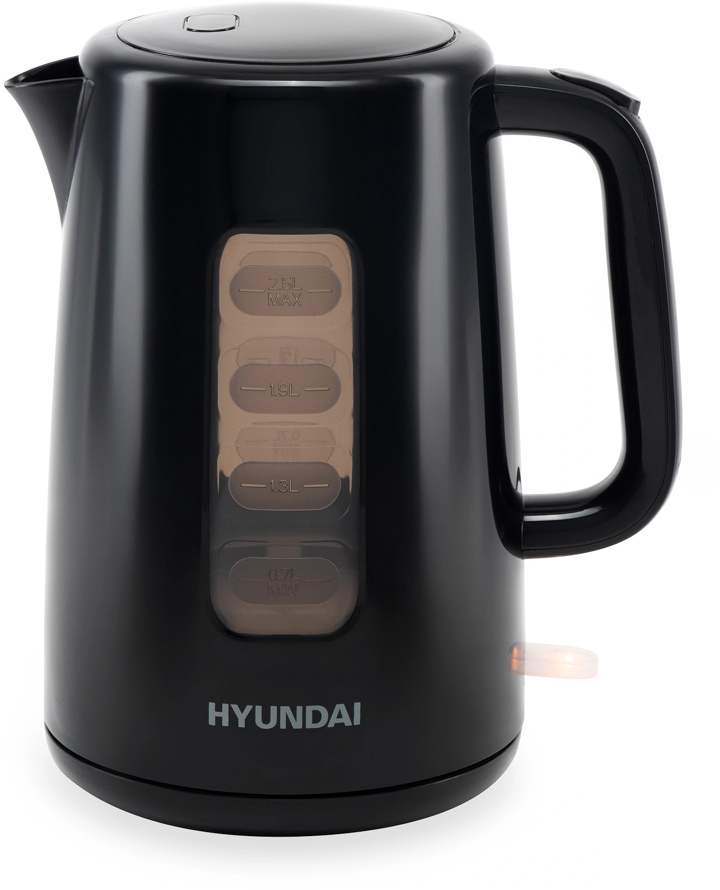 Чайник электрический Hyundai HYK-P2501 черный, пластик