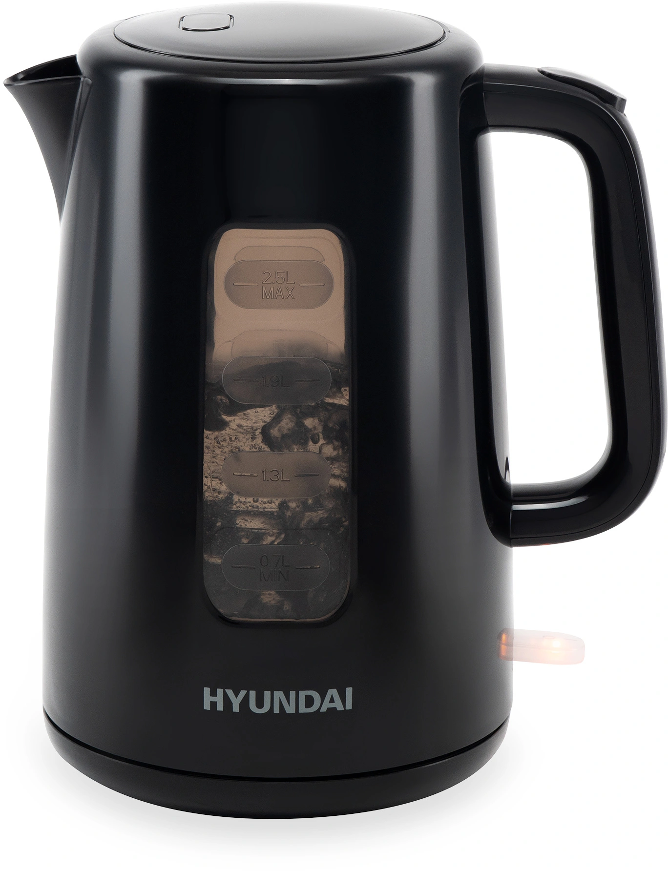 Чайник электрический Hyundai HYK-P2501 черный, пластик