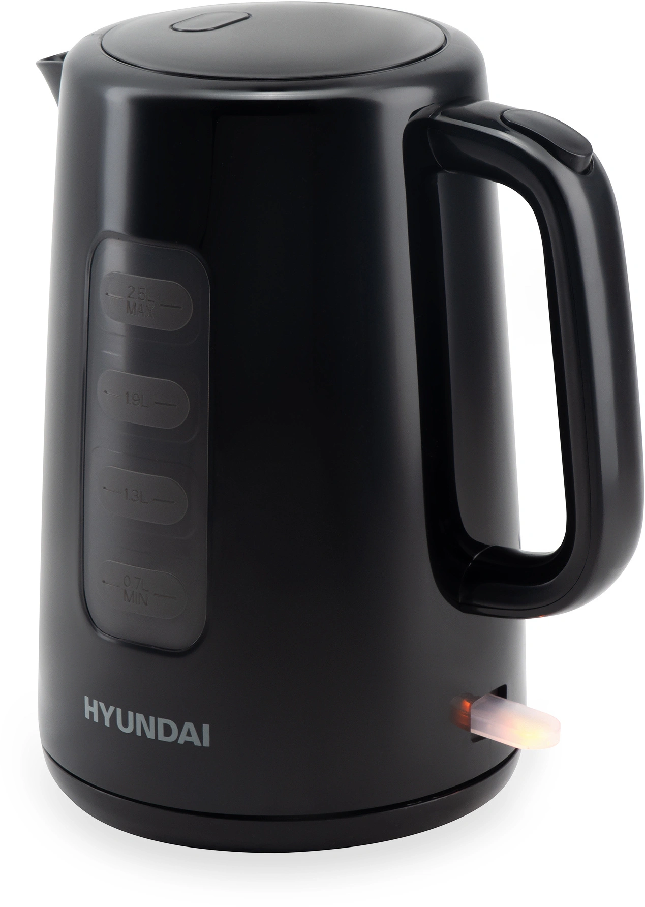Чайник электрический Hyundai HYK-P2501 черный, пластик