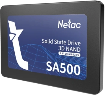 Твердотельный накопитель Netac SA500 120ГБ, 2.5", SATA-III, SATA NT01SA500-120-S3X