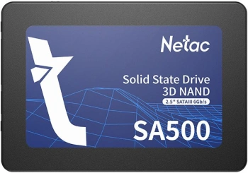 Твердотельный накопитель Netac SA500 256ГБ, 2.5", SATA-III, SATA NT01SA500-256-S3X