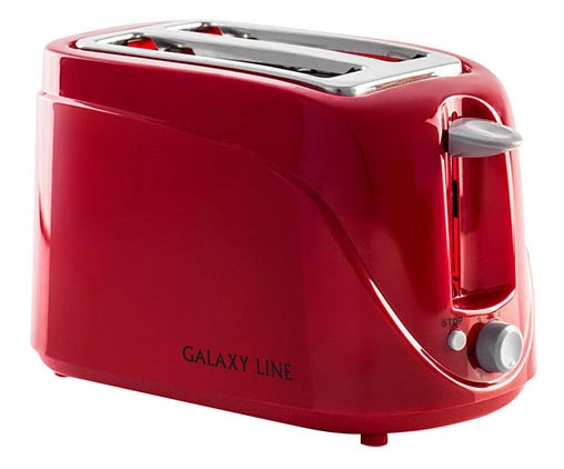 Тостер Galaxy Line GL 2902 красный (ГЛ2902Л)