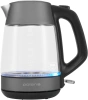 Чайник электрический Polaris PWK 1760CGL серый/черный, стекло