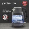 Чайник электрический Polaris PWK 1760CGL серый/черный, стекло