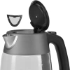 Чайник электрический Polaris PWK 1760CGL серый/черный, стекло
