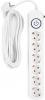 Сетевой фильтр Ippon BK-6-EU-5-10-W 5м белый