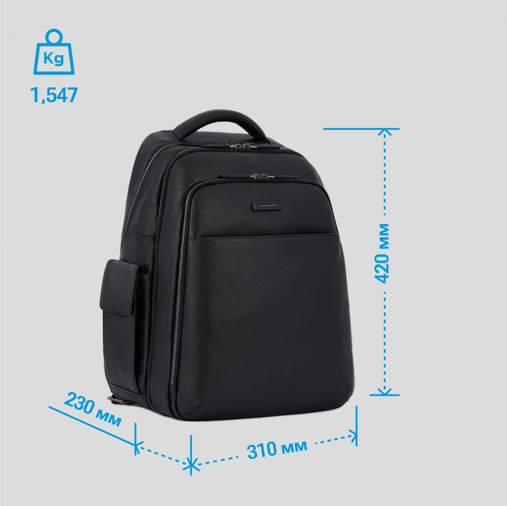 Рюкзак мужской Piquadro Modus Special черный (ca3444mos/n)