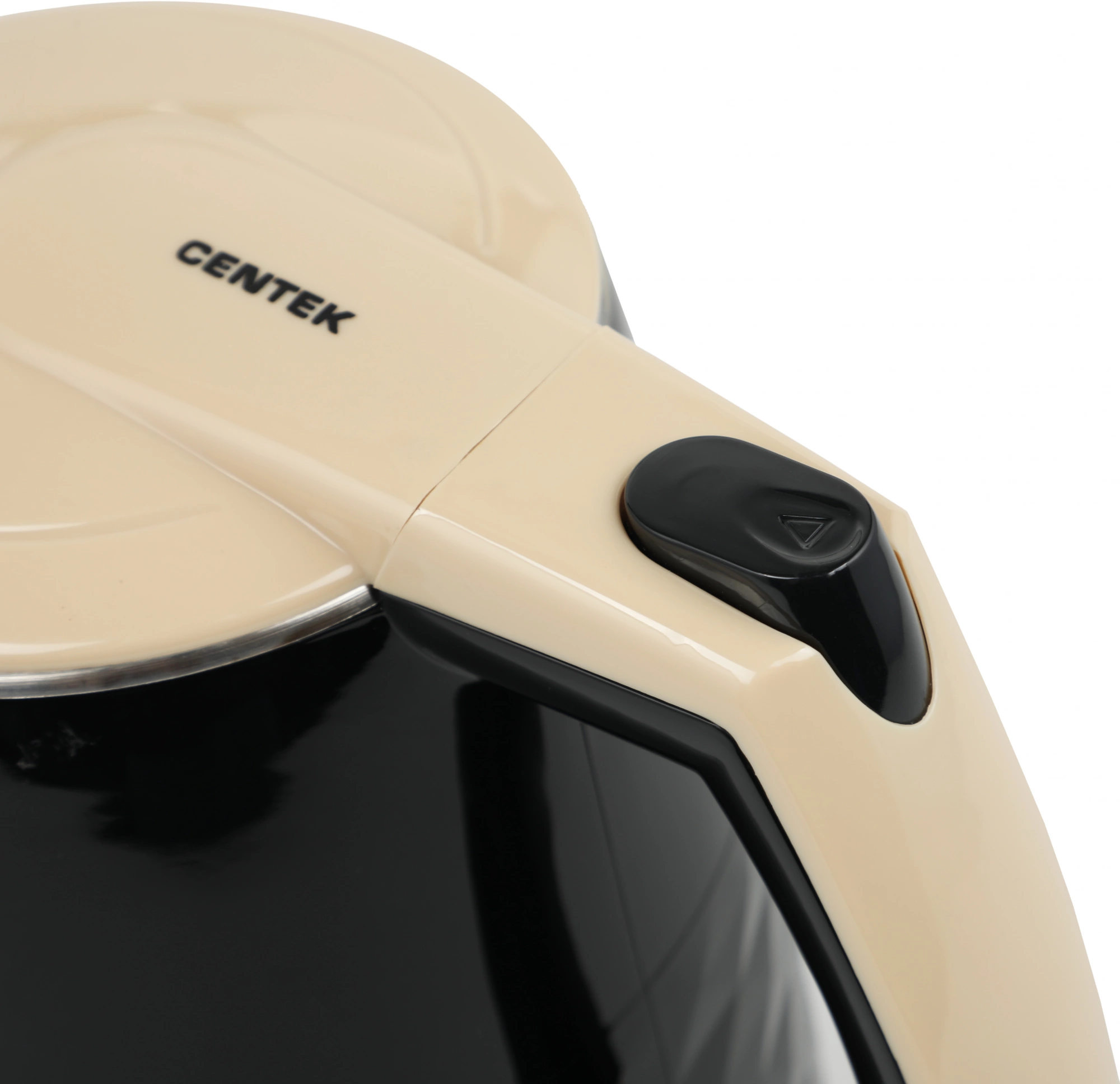 Чайник электрический Centek CT-0025 черный/бежевый, пластик (CT-0025 BLACK)