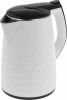 Чайник электрический Centek CT-0025 белый/черный, пластик (CT-0025 WHITE)