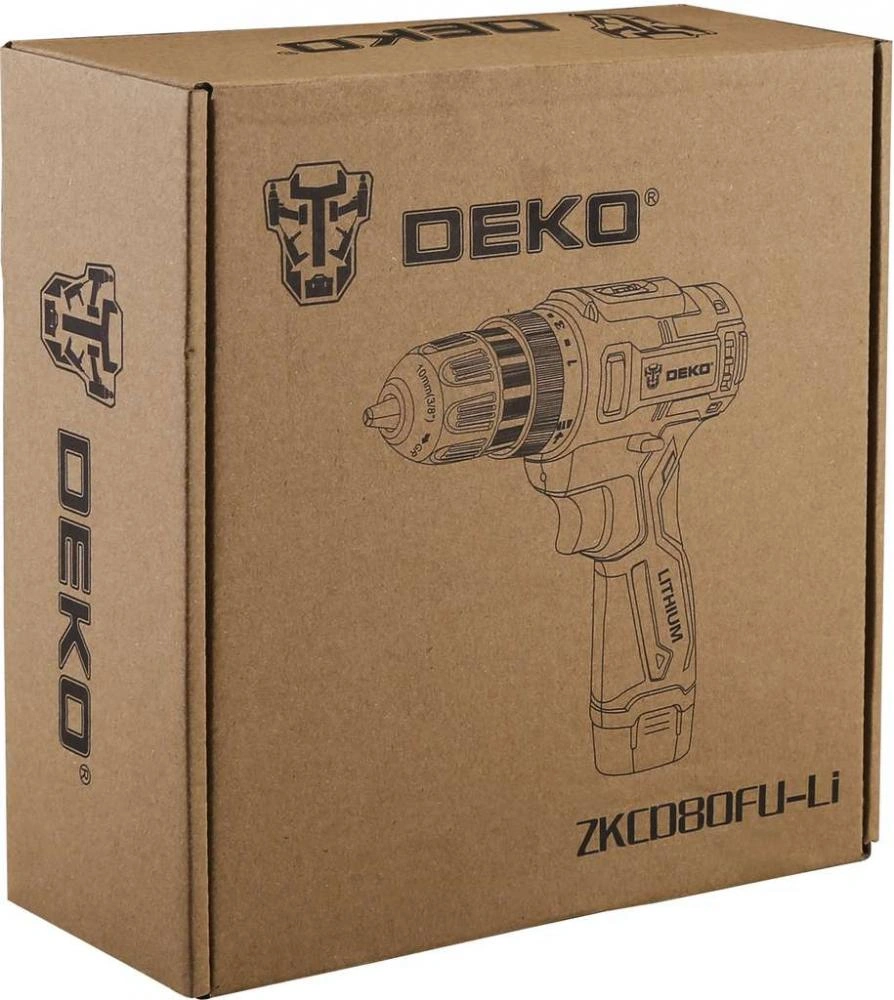 Дрель-шуруповерт Deko ZKCD80FU-Li SET 1 (063-4127)