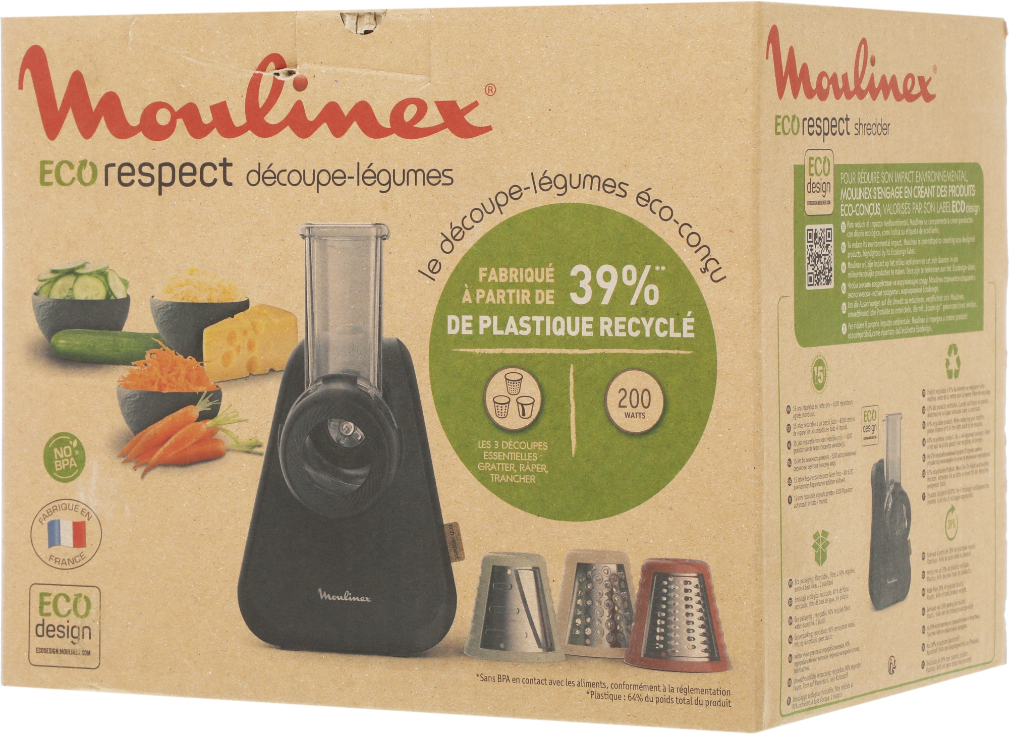 Измельчитель электрический Moulinex DJ77EN10 черный (1510002089)