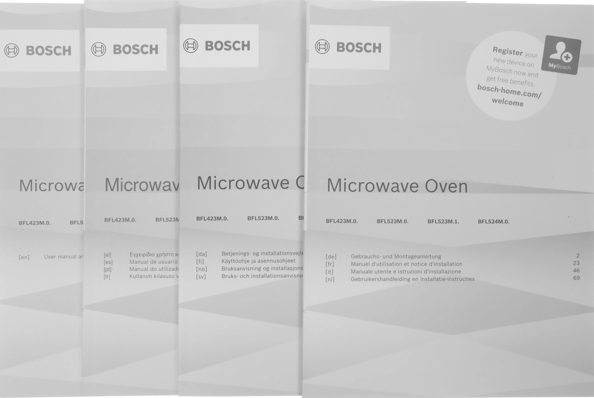 Встраиваемая микроволновая печь Bosch BFL524MS0 нержавеющая сталь