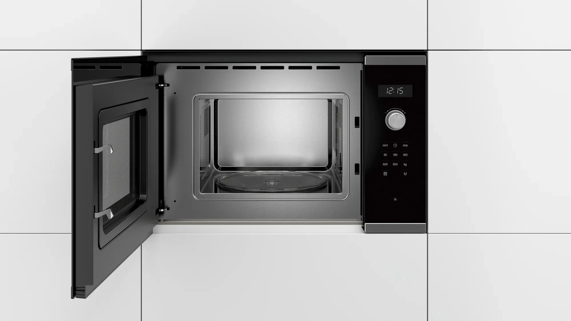 Встраиваемая микроволновая печь Bosch BFL524MS0 нержавеющая сталь