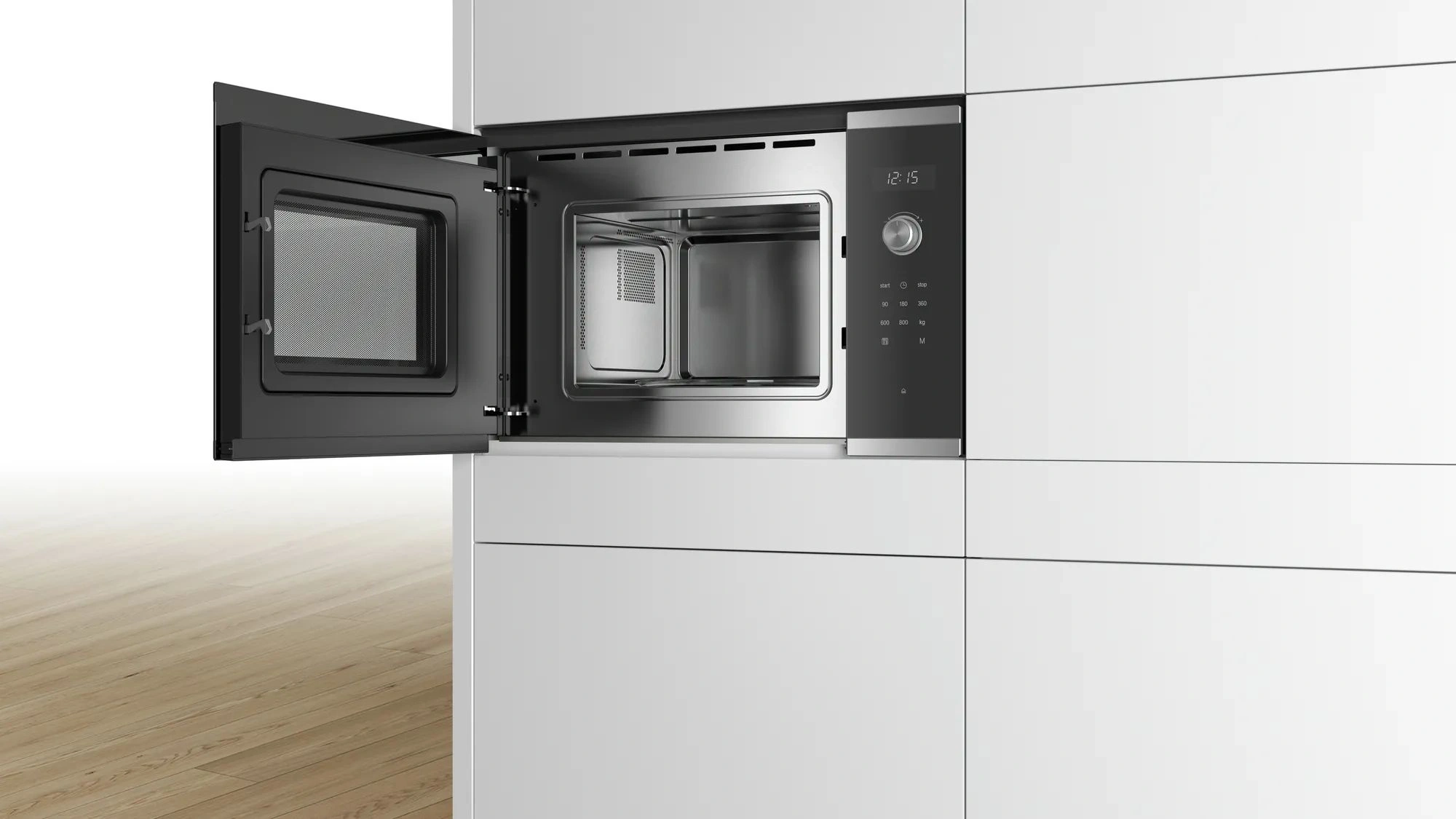 Встраиваемая микроволновая печь Bosch BFL524MS0 нержавеющая сталь