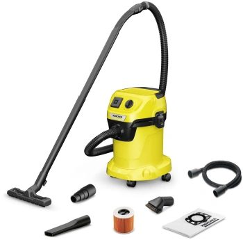 Строительный пылесос Karcher WD 3 P V-17/4/20 Workshop желтый (1.628-175.0)