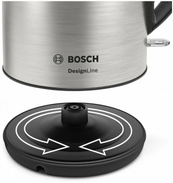 Чайник электрический Bosch TWK3P нержавеющая сталь, нержавеющая сталь (TWK3P420)