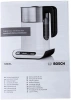 Чайник электрический Bosch TWK8613P черный/серебристый, пластик