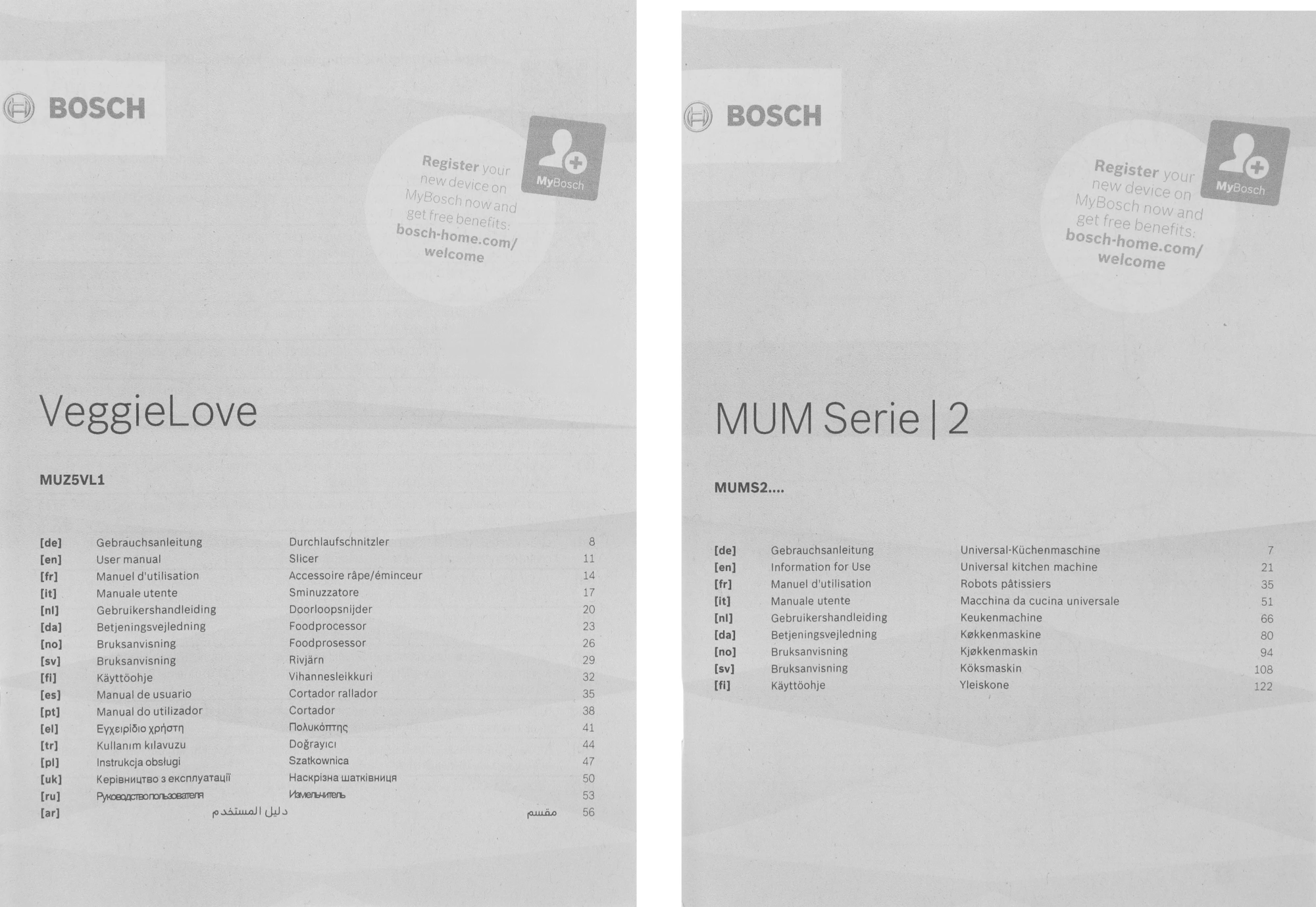 Кухонная машина Bosch Mum Serie 2 MUMS2ER01 красный