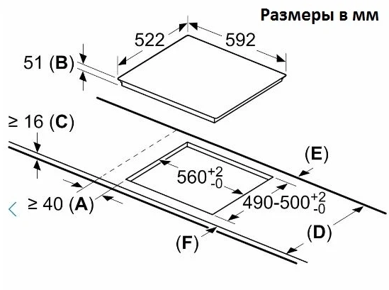 Индукционная варочная поверхность Bosch PUG611AA5E черный