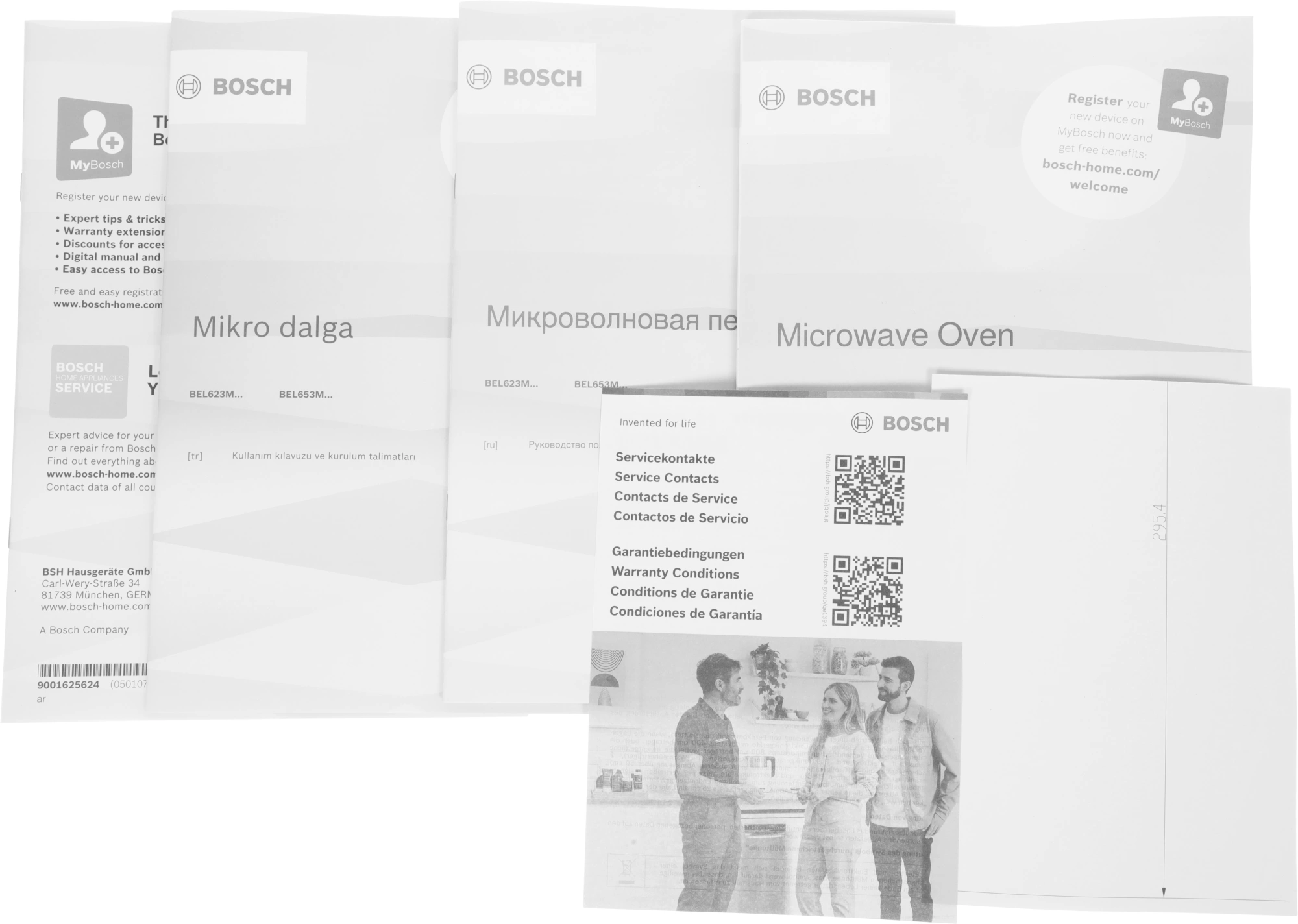 Встраиваемая микроволновая печь Bosch BEL653MB3 черный