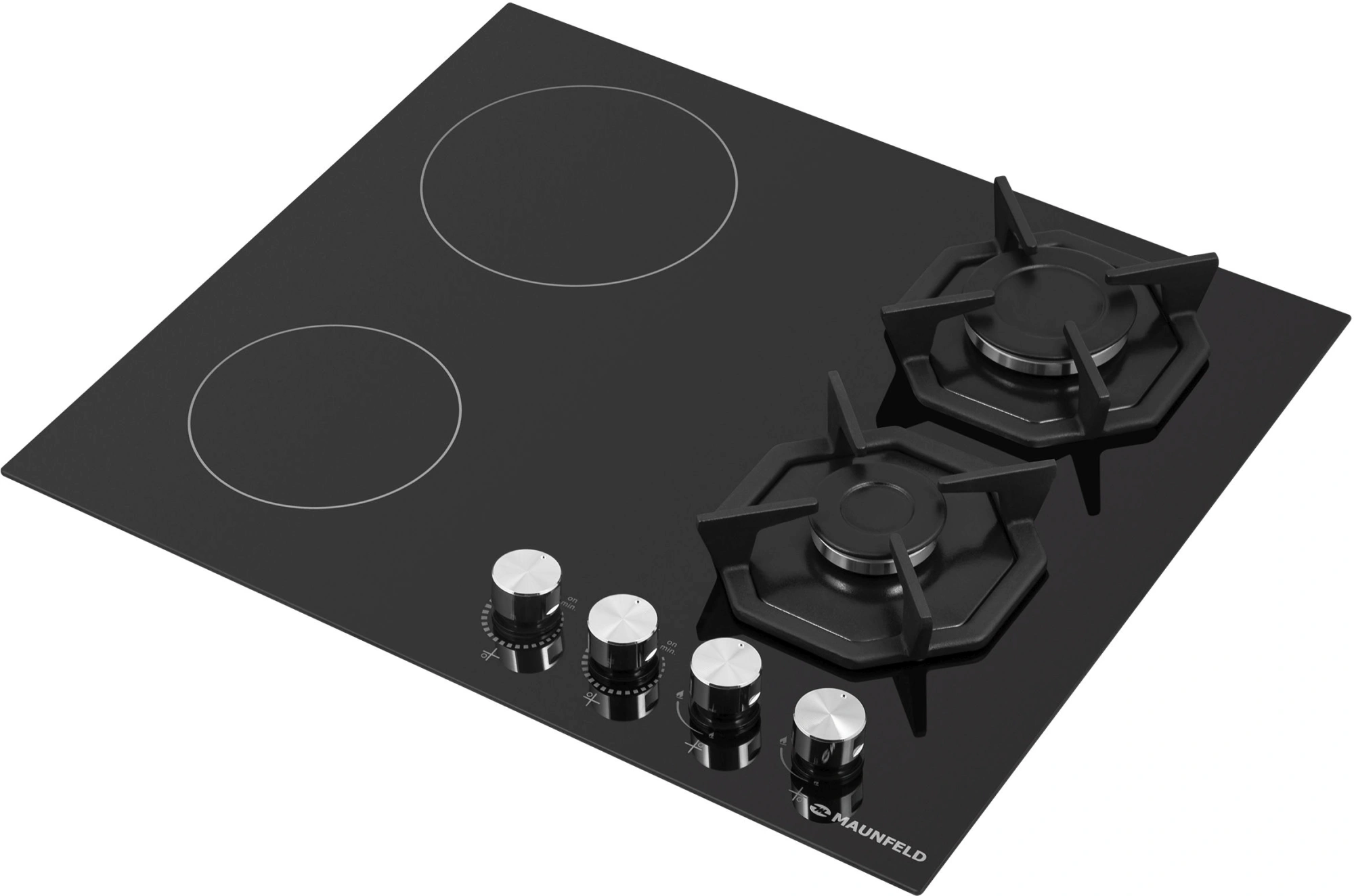 Газовая варочная поверхность Maunfeld EEHG.642VC.2CB/KG черный (ка-00013652)