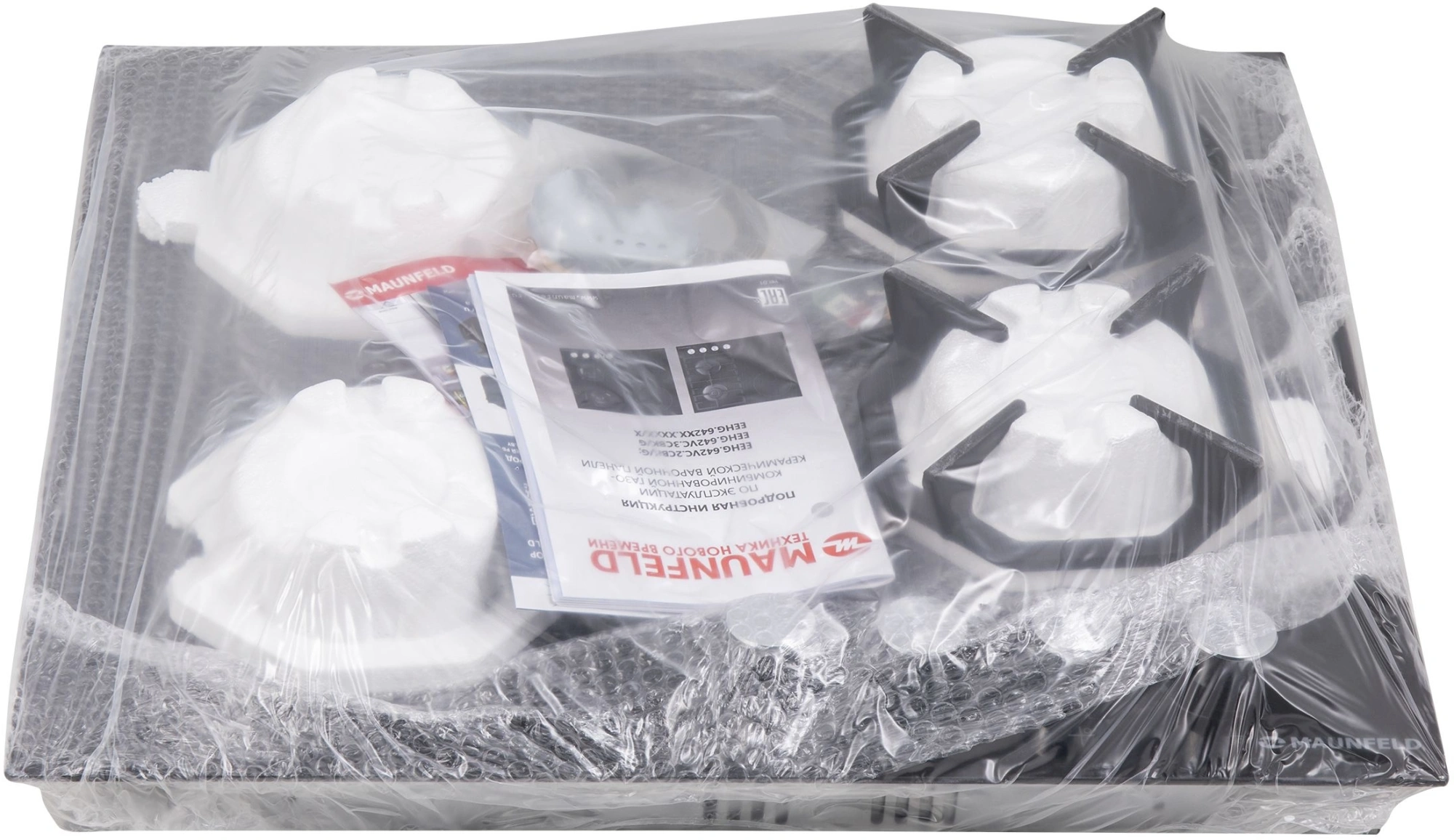 Газовая варочная поверхность Maunfeld EEHG.642VC.2CB/KG черный (ка-00013652)