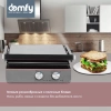 Электрогриль Domfy Metal DSM-EG502 черный/серебристый