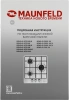 Газовая варочная поверхность Maunfeld EGHS.43.3STS-ES/G нержавеющая сталь (ка-00015023)