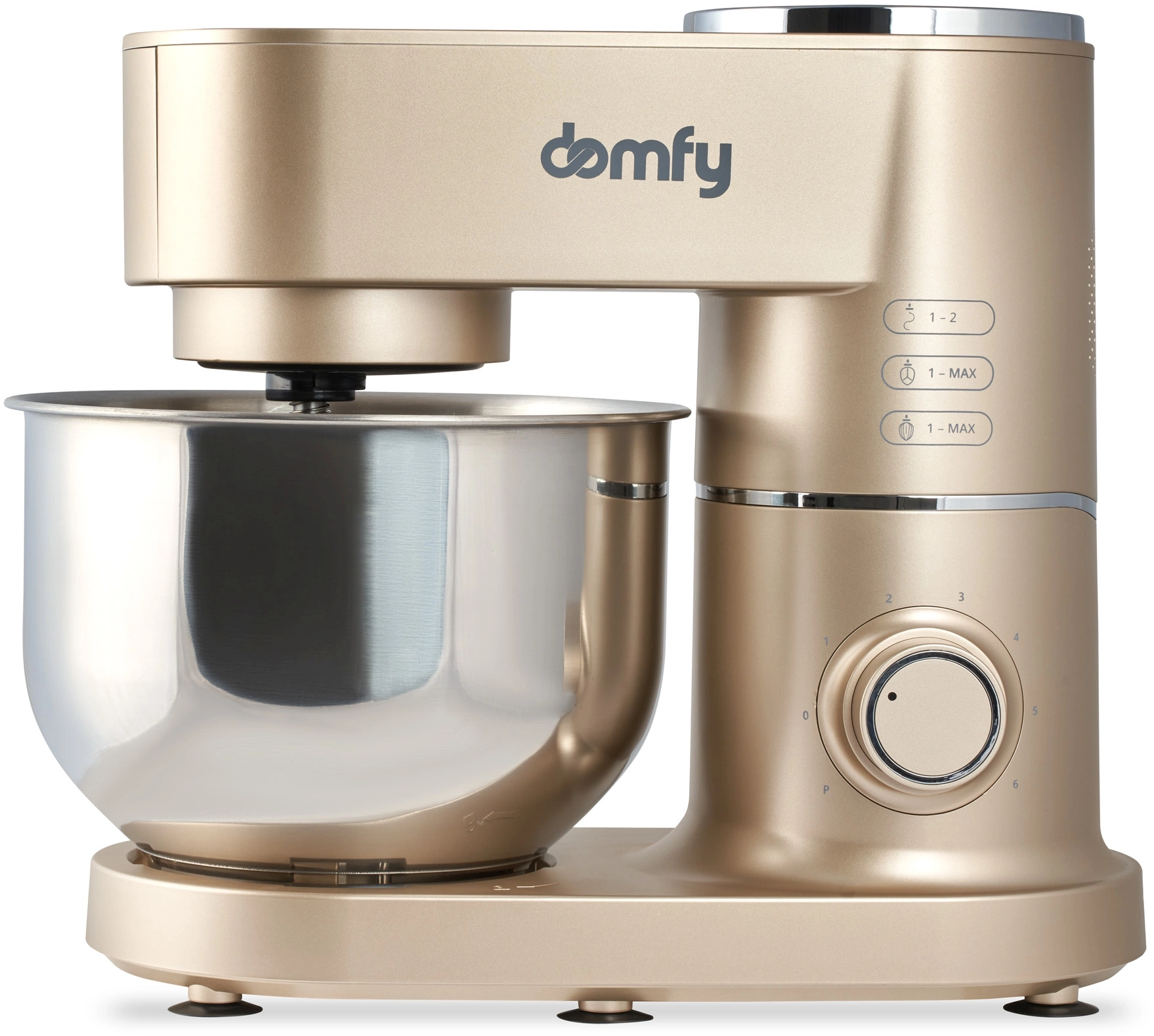 Миксер планетарный Domfy DSC-KM301 золотистый