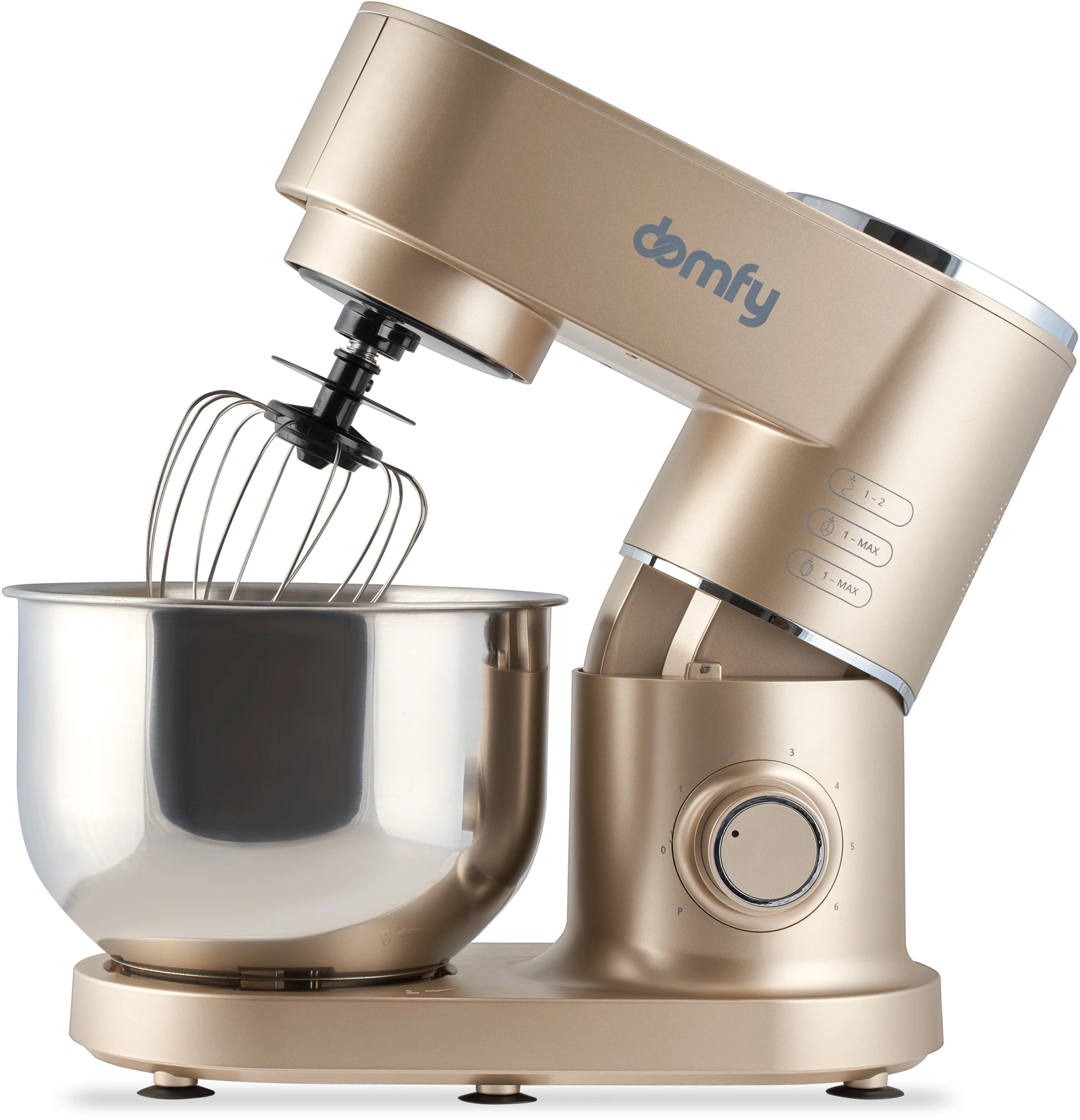 Миксер планетарный Domfy DSC-KM301 золотистый