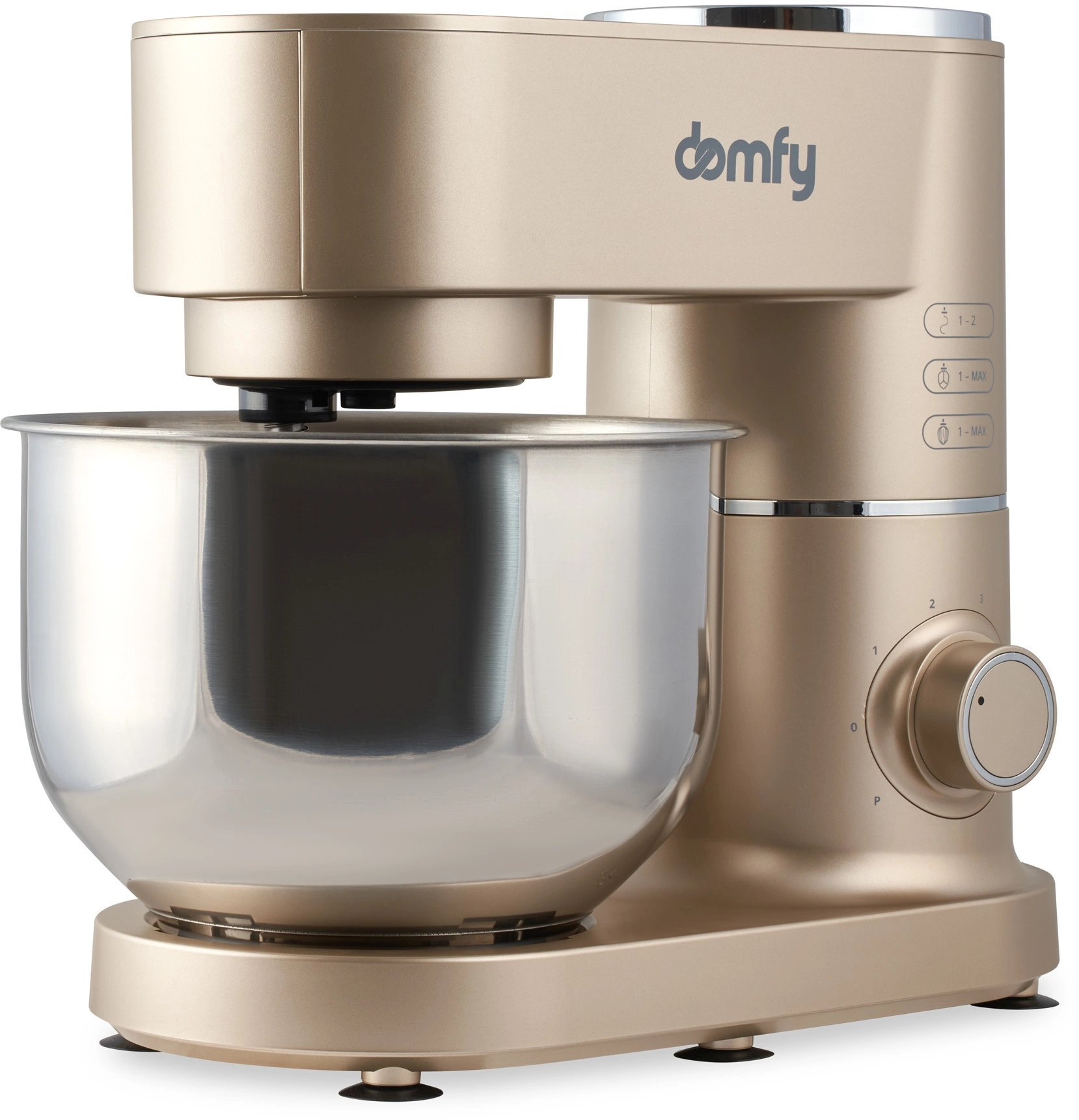 Миксер планетарный Domfy DSC-KM301 золотистый